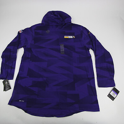 #ad #ad Minnesota Vikings Nike NFL On Field Dri Fit Long Sleeve Shirt Men#x27;s Purple New $41.24