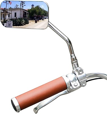 #ad #ad Vintage Bike Mirror Metal bicycle mirror for handlebars Rearview Mirror Cruiser $14.99
