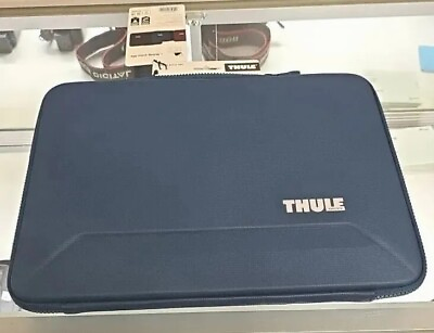 #ad Thule Gauntlet Laptop Sleeve Laptop Case 15 MacBook Pro 14.1” Blue $19.99