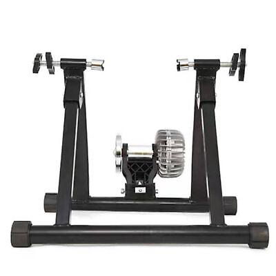 #ad Bike Trainer Stand For Indoor Riding Portable Foldable Magnetic Stainless Steel $227.17