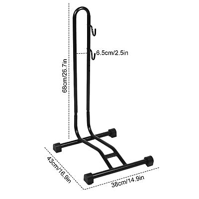 #ad Floor Bike Stand Bicycle Steel Holder Parking Rack Storage Hanger $26.50