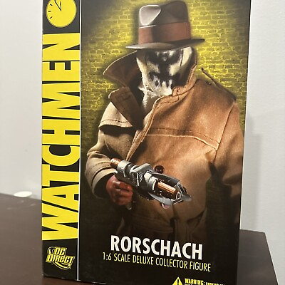 #ad #ad DC Direct Watchmen Series 1 Rorschach Unmasked Figure NEW Toys R US Excl. 2009 $19.99