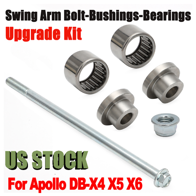 US For Apollo DB X4 X5 X6 Dirt Bike Swing Arm Bolt Bushings Bearings Upgrade Kit $32.99