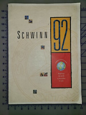 1992 Schwinn Bike Large Deluxe Brochure $26.99
