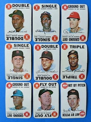 1968 Topps Game Pick One HOF Mantle Aaron Clemente Mays Rose updated 3 3 $4.00