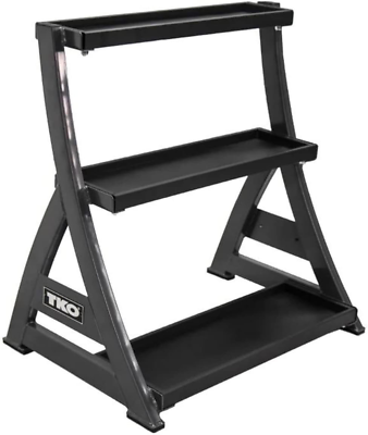 #ad 3 Tier Kettlebell Rack Perfect for Any Home Gym amp; Commercial Gym Black Silve $564.88
