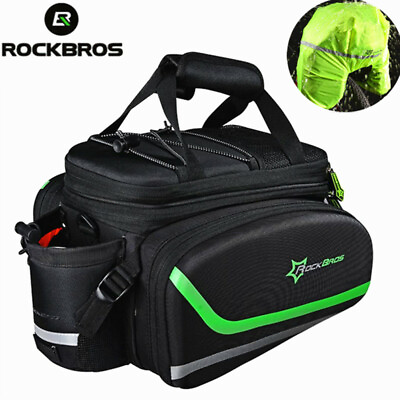 #ad #ad ROCKBROS Bike Panniers Bicycle Trunk Bag Rear Rack Bag eBike Cargo Carrier Bag $71.99