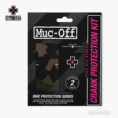 #ad #ad Muc Off Crank Protection Decals MTB Bike Protection : CAMO 2 Piece Kit $19.99