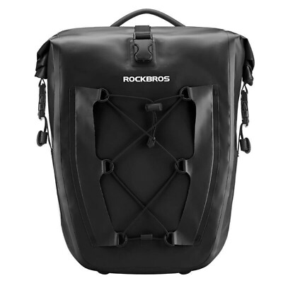 #ad New ROCKBROS Bike Rear Rack Seat Bag Storage Pouch Large Pannier 25L Waterproof $36.00