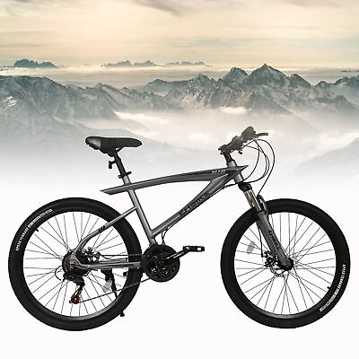 Aluminum Alloy 26#x27;#x27; Mountain Bike Mens Fat Tire Bikes MTB Full Suspension Bikes $192.36
