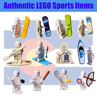 #ad *NEW* Lego Sports Accessories PICK Parts Bulk Tennis Football Hockey Baseball $0.99