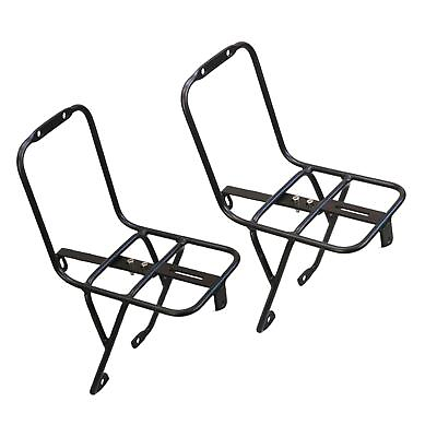 #ad #ad Bicycle Front Rack Cargo Pannier Luggage Rack Bike Front Carrier Rack Bag $22.38