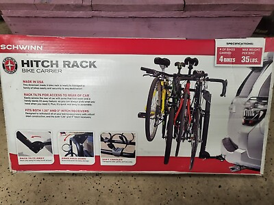 #ad 4 bike rack hitch mount $60.00