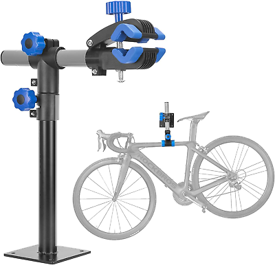 #ad #ad Bike Repair Stand Wall Workbench Mount Rack Workstand Bike Clamp Height NEW $47.46