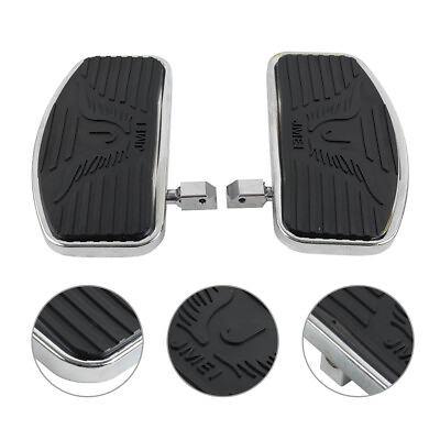 #ad Pair Motorcycles Front amp; Rear Foot Boards Floorboards For Harley For Honda $74.81