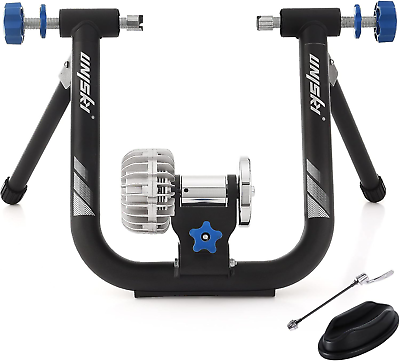 #ad Bike Trainer Stand Indoor Bicycle Stand with Noise Reduction Magnetic Stationary $139.99