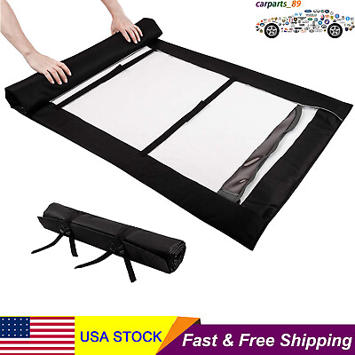 Rear and Side Soft Top Windows Equipped 1976 2018 CJ YJ TJ amp; JK Jeep Wrangler $56.99
