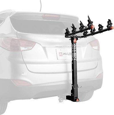 #ad Sports Deluxe Quick Install 4 Bike Hitch Rack Model 1540RR Black $240.99
