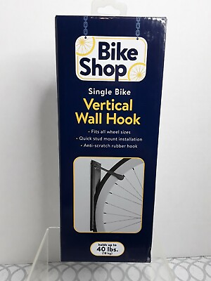 #ad Vertical Wall Mount Bike Rack Single Bicycle Hook Bracket Hanger Storage. $10.00