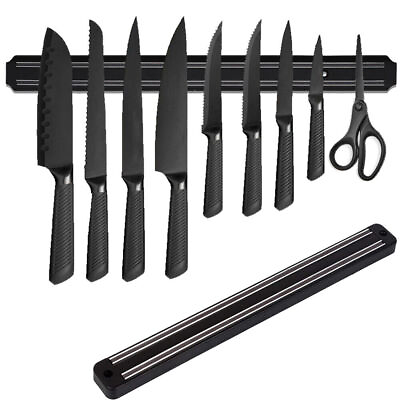 #ad 20quot; Heavy Duty Wall Mounted Magnetic Knife Bar Stick Strip Holder Rack Kitchen $12.90