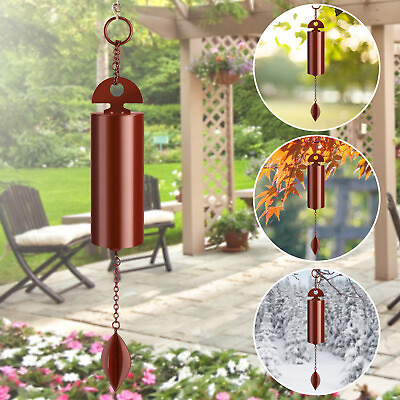 Large Deep Resonance Serenity Bell Heroic Windchime Home Outdoor Yard Decoration $10.48