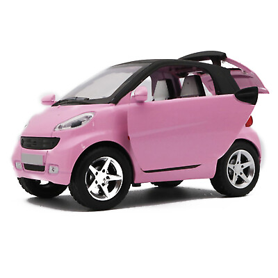 #ad 1:32 Pink Model Car Toy Vehicle Kids Gifts With Soundamp;Light For Smart ForTwo $22.21