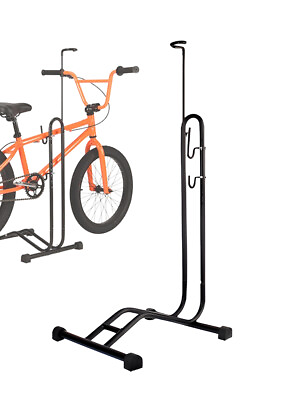 #ad Bicycle Storage Floor Rack Bike Freestanding Display Holder Stand Garage Home $26.00