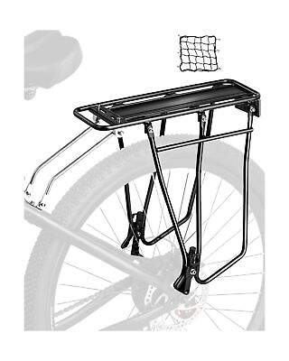 #ad Rear Bike RackBike Cargo RackBicycle Pannier Rack with Reflector and Cargo ... $64.62