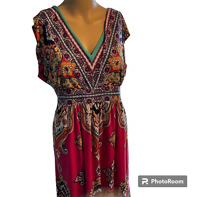 #ad #ad Kiara Womens Dress Medium elastic back waist Multi Colors beach cruise short $14.99