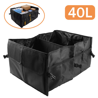 Car Trunk Organizer Cargo Suv Truck Storage for Groceries Folding Collapsible $11.95