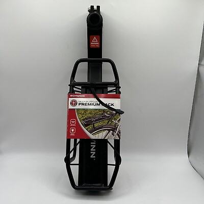 #ad #ad Schwinn Multi Purpose Premium Rear Rack Lightweight Black Durable Up To 20 Lbs $19.90