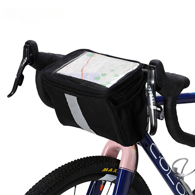 #ad 2L Volume Cycling Bags For Bikes Mountain Bicycle Head Bag Front Bag Storage Bag $22.45