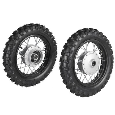 #ad 10quot; Front amp; Rear Wheel 2.50 10 Tire Rim Drum Brake Dirt For TTR50 CRF50 Taotao $199.99