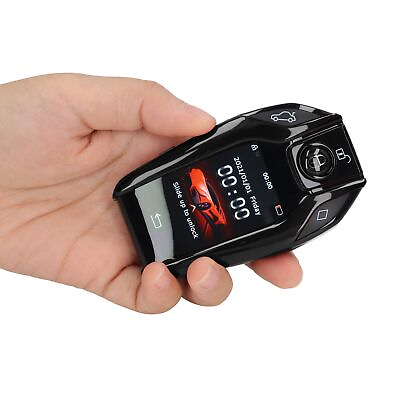 Black Keyless Entry Remote Control Antilost LCD Touch Screen Smart Car Key For $51.44