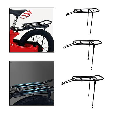#ad Children Bicycle Rear Cargo Rack Metal Shelf Rear Bike Rack for Road Bikes $20.21