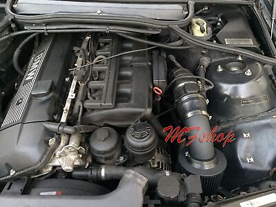 #ad Coated Black For 1998 2005 BMW E46 323 325 328 330 Air Intake System Kit $55.00