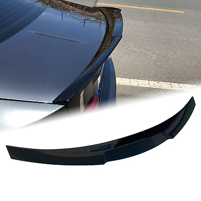 #ad #ad Rear Spoiler Trunk Wing For 07 13 BMW E92 Coupe 335i 328i M4 Style Gloss Black $47.99