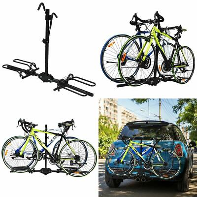 #ad 2 Bike Carrier Platform Hitch Rack Bicycle Rider Mount Sport Fold Receiver 2 in $88.96