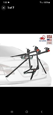 #ad #ad Allen Sports Deluxe Trunk Bike Rack Black Green ZN102 Free Shipping $45.00