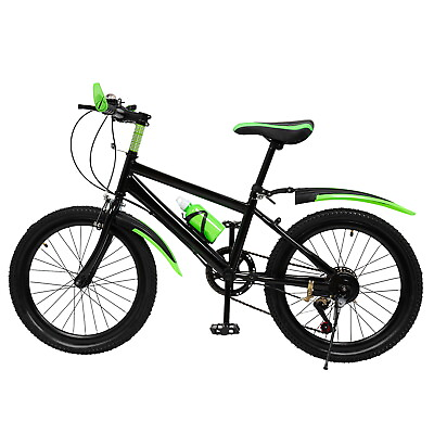 #ad 20 Inch Child Bike Mountain Bike High Carbon Steel Bicycle 7 Speed City Bike $101.74