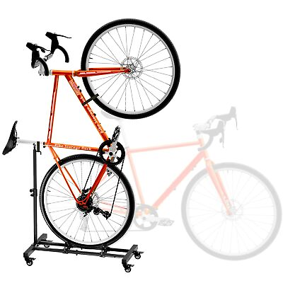#ad Vertical Bike Stand Freestanding Indoor Bike Storage Rack Upright Bicycle Fl... $46.43