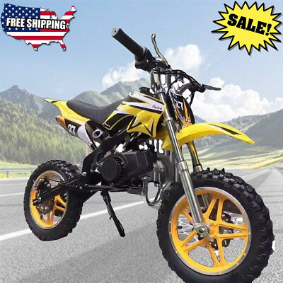 #ad Kids Gas Mini Dirt Bike Motorcycle 49cc 2 Stroke Mini Off Road Sports Ride $359.10