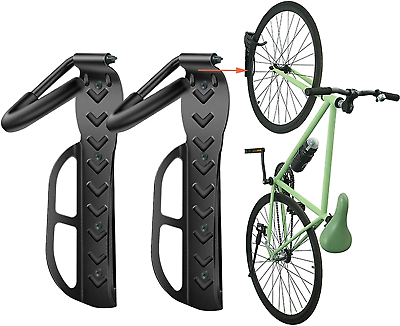 #ad Bike Rack Garage Wall Mount Bicycles 2 Pack Storage System Vertical Bike Hook fo $35.84