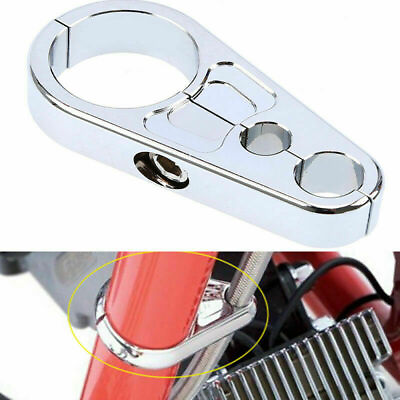 #ad 1quot; Motorcycle Handlebar Brake Clutch Cable Wire Clamp Holder Fix For Harley Bike $10.48