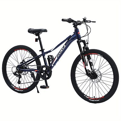#ad #ad Mountain Bike for Girls and Boys Mountain 24 inch shimano 7 Speed bike $195.48