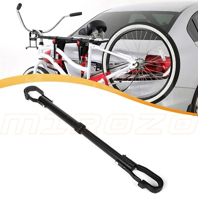 #ad Well made Adjustable Cross bar Top Bike Tube Frame Adapter Black 60cm to 80cm $48.99