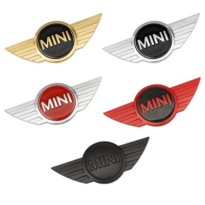 #ad 3D Metal Front hood Rear emblem for MINI Cooper R50 R52 R55 R56 R57 F55 F56 $15.66