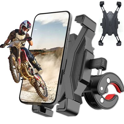 #ad Motorcycle ATV Handlebar Phone Mount Holder Bicycle Bike Bracket for Cellphone $8.90