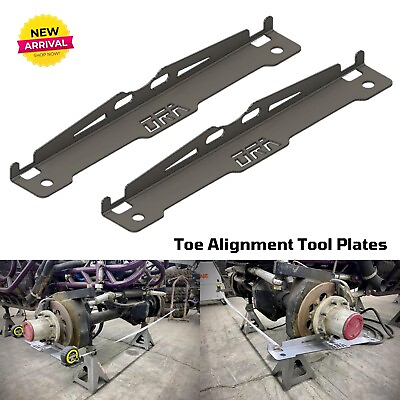 #ad 2Pc Toe Alignment Tool Plates Adjust for Trailer Jeep Front Rear End Tire Wheel $138.50