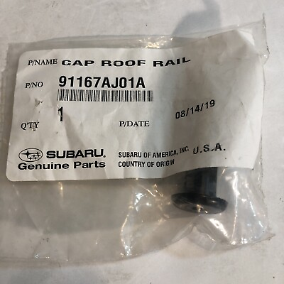 #ad Genuine Subaru Roof Rail Cap 91167aj01a $9.70